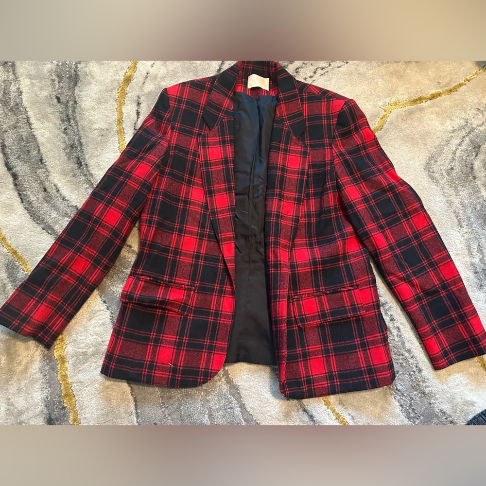 Pendleton Red and Black Checkered Jacket